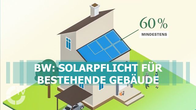 Embedded thumbnail for BW: Solarpflicht für bestehende Gebäude