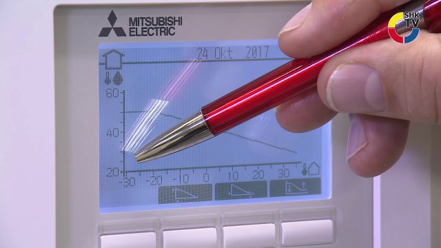 Embedded thumbnail for Mitsubishi Electric: Heizkurve einstellen