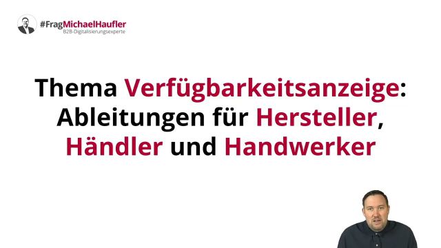 Embedded thumbnail for Warum ist das Anzeigen von Hersteller-Verfügbarkeiten so wichtig? 