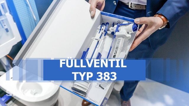 Embedded thumbnail for Leiserer Spülvorgang mit Geberit Füll- &amp; Spülventil