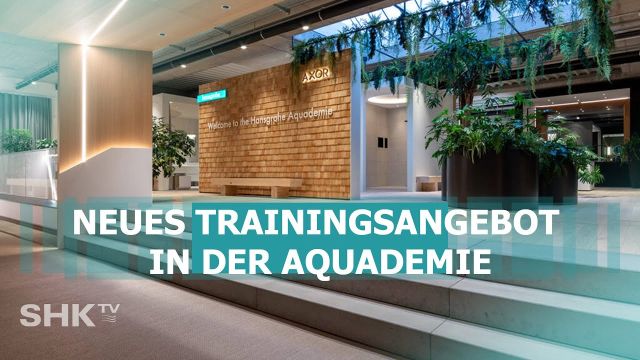 Embedded thumbnail for Hansgrohe bietet Unterstützung bei der Weiterbildung