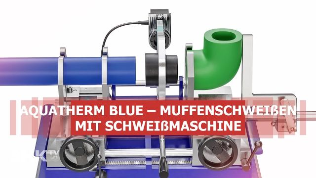 Embedded thumbnail for Rohrleitung für Anlagentechnik mit Schweißmaschine verbinden