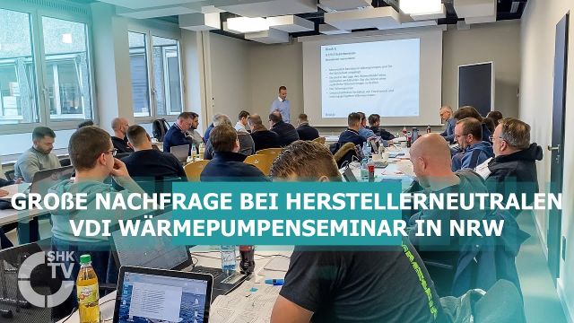 Embedded thumbnail for Herstellerneutrales VDI Wärmepumpenseminar