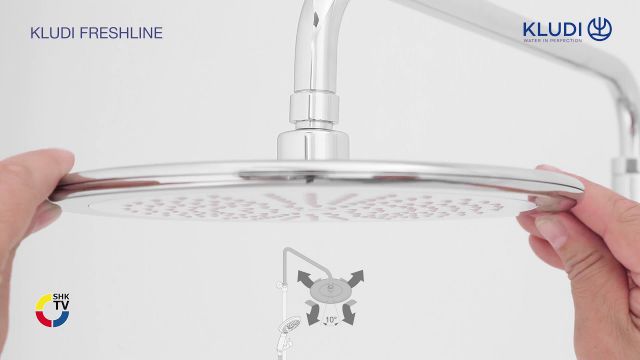 Embedded thumbnail for KLUDI FRESHLINE Dual Shower System