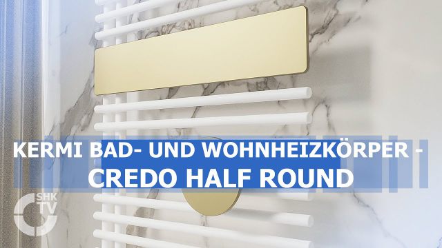 Embedded thumbnail for Kermi Bad- und Wohnheizkörper - Credo Half round