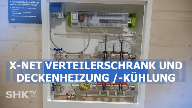 Embedded thumbnail for Kermi x-net Flächenheizung &amp; Deckenkühlung – Verteilerschrank im Überblick