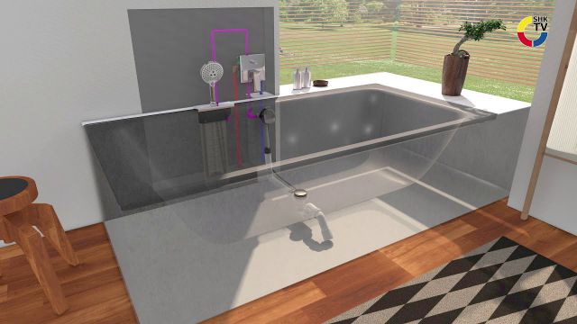 Embedded thumbnail for hansgrohe sBox Schlauch-Aufrollsystem Wanne 
