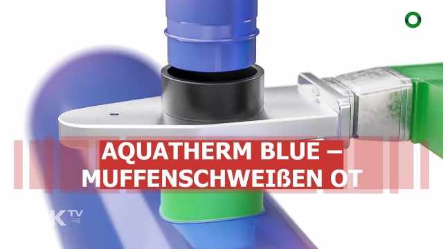 Embedded thumbnail for Sauerstoffdichte Rohrleitung  mit Muffenschweißverfahren verbinden