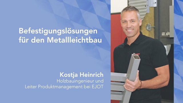 Embedded thumbnail for Befestigungslösungen für den Metallleichtbau