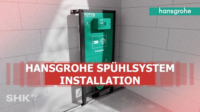Embedded thumbnail for So funktioniert die Installation des iFrame Unterputzspülkastens von hansgrohe
