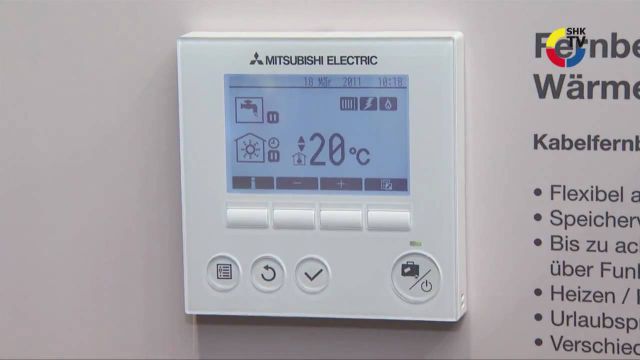 Embedded thumbnail for Mitsubishi Electric: Wärmepumpen-Regelung PAC-IF041